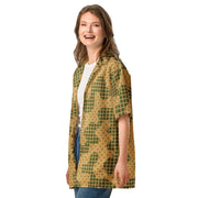 Gridveil Terrain CAMO Unisex Short-Sleeve Button Shirt - Button-Up