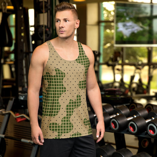 Gridveil Terrain CAMO Unisex Tank Top - XS - Shirt