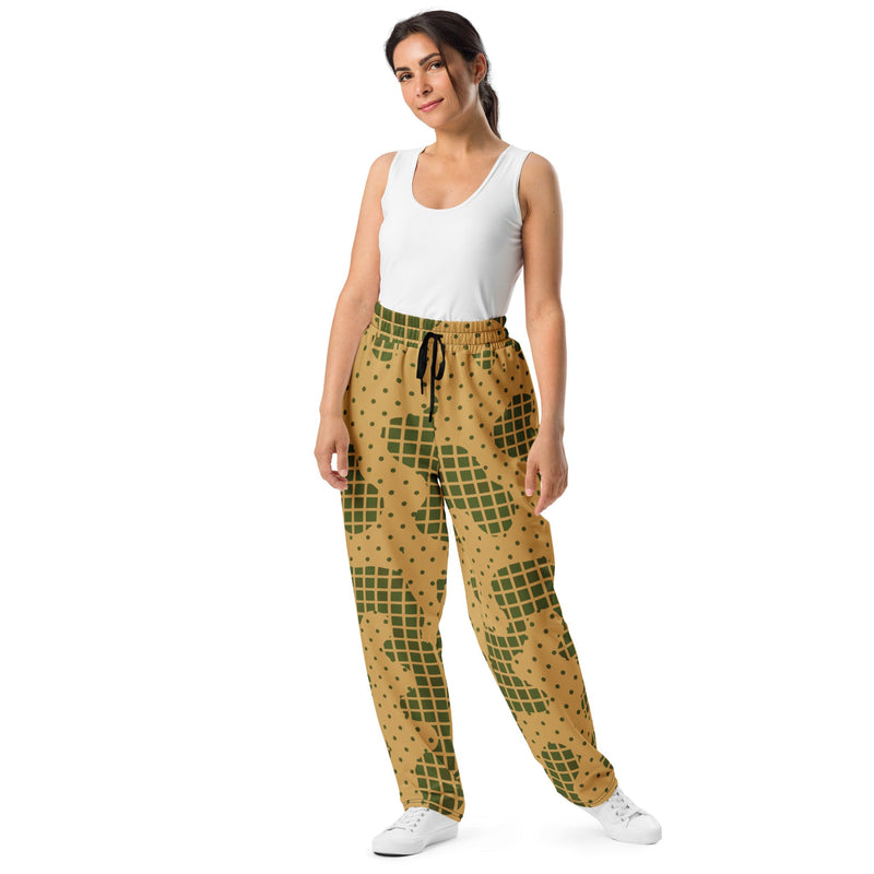 Gridveil Terrain CAMO Unisex Wide-Leg Joggers