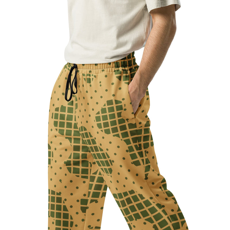 Gridveil Terrain CAMO Unisex Wide-Leg Joggers