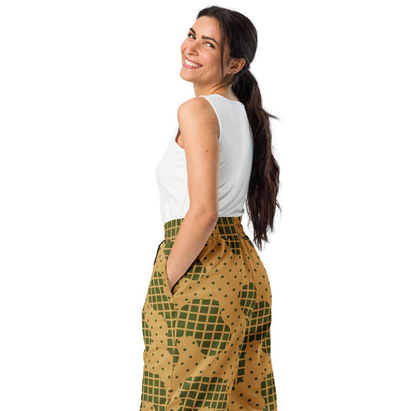 Gridveil Terrain CAMO Unisex Wide-Leg Joggers