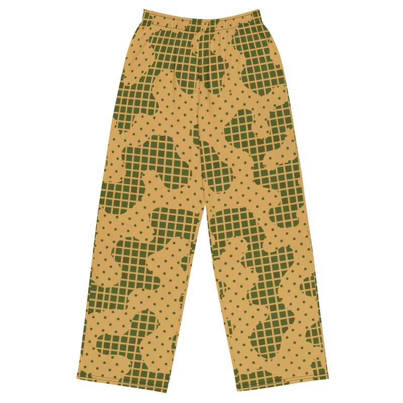 Gridveil Terrain CAMO Unisex Wide-Leg Leisure Pants - 2XS - Pant