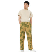 Gridveil Terrain CAMO Unisex Wide-Leg Leisure Pants - Pant