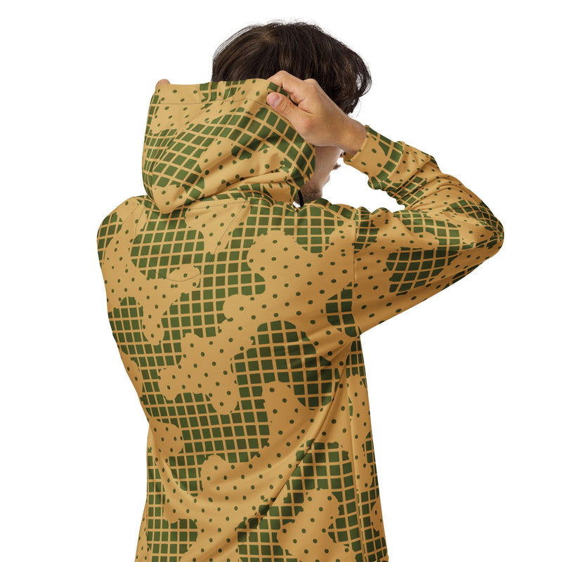 Gridveil Terrain CAMO Unisex Zip Hoodie