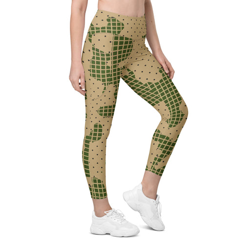 Gridveil Terrain CAMO Womens Leggings with Pockets - 2XS - Women