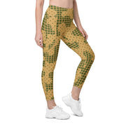 Gridveil Terrain CAMO Womens Leggings with Pockets - 2XS - Women