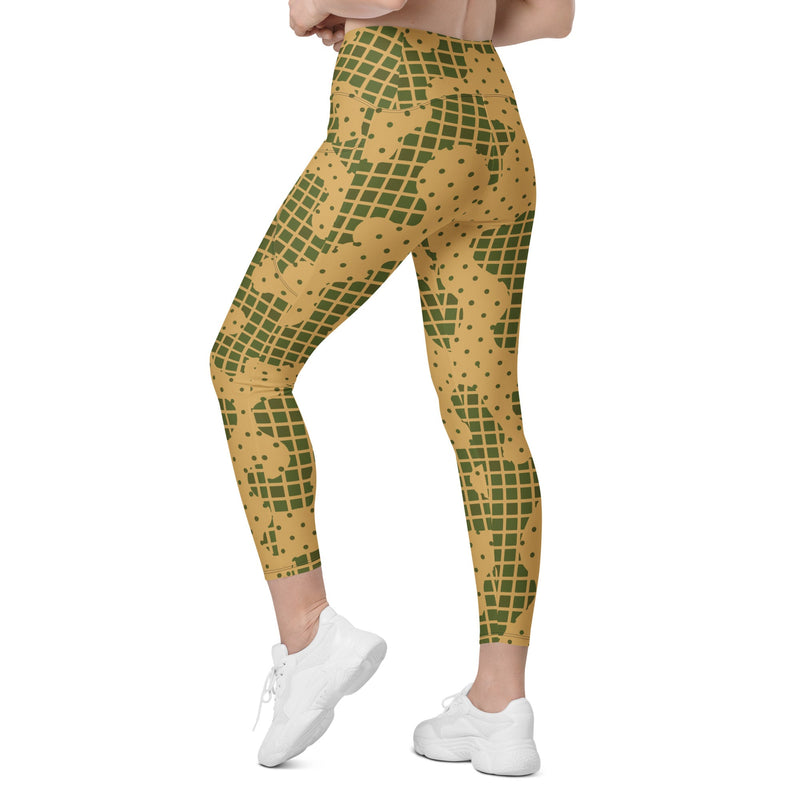 Gridveil Terrain CAMO Womens Leggings with Pockets - Women