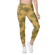 Gridveil Terrain CAMO Womens Leggings with Pockets - Women