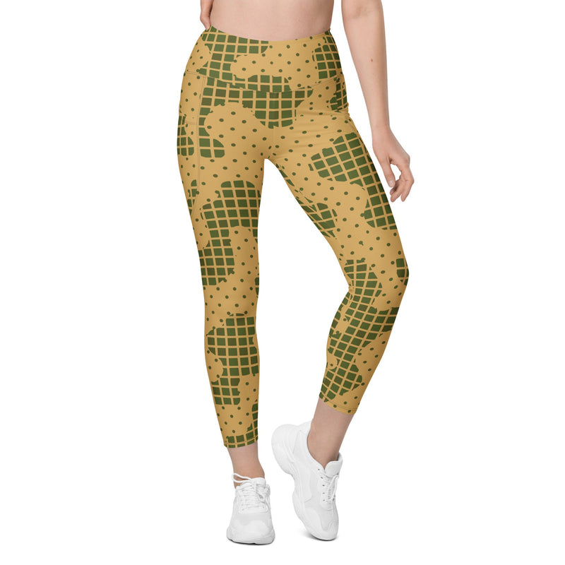 Gridveil Terrain CAMO Womens Leggings with Pockets - Women