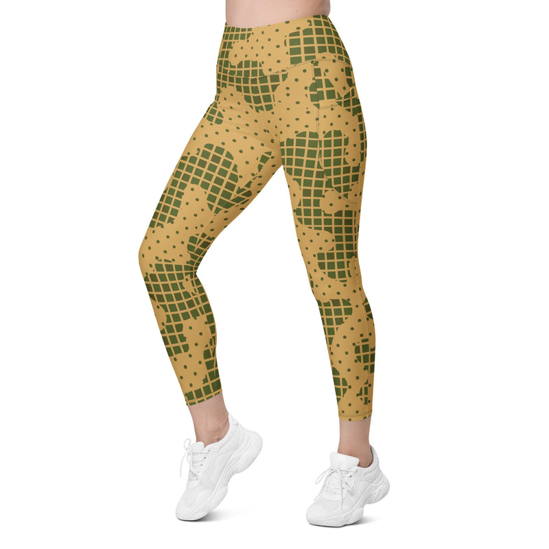 Gridveil Terrain CAMO Womens Leggings with Pockets - Women