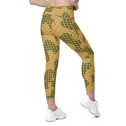 Gridveil Terrain CAMO Womens Leggings with Pockets - Women