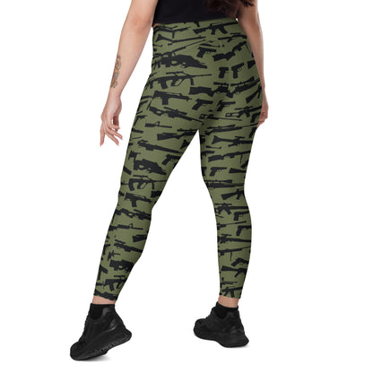 Gun CAMO Leggings with pockets - Womens With Pockets