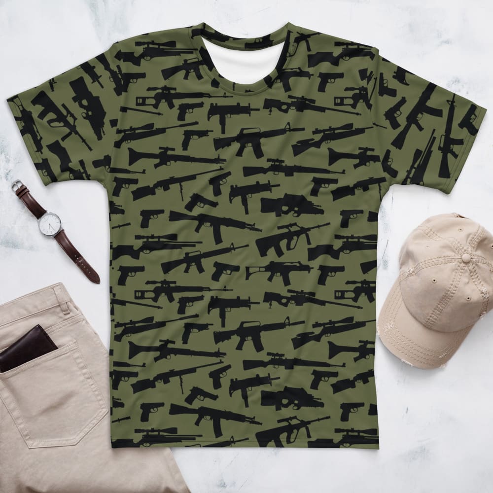 Gun CAMO Men’s T-shirt - XS