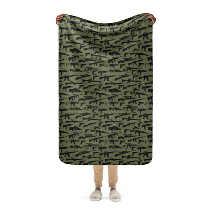 Gun CAMO Sherpa blanket - 37″×57″ - Blanket