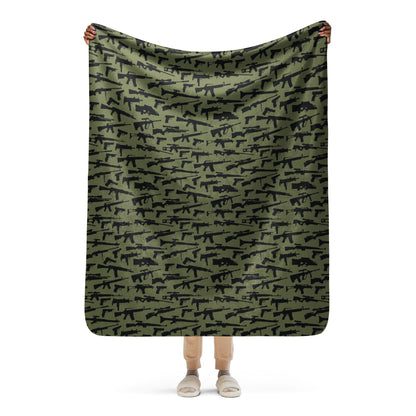 Gun CAMO Sherpa blanket - 50″×60″ - Blanket