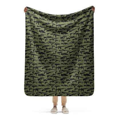 Gun CAMO Sherpa blanket - 50″×60″
