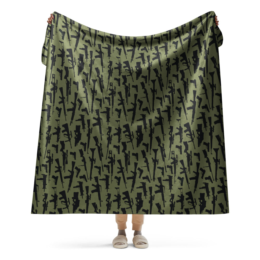 Gun CAMO Sherpa blanket - 60″×80″ - Blanket