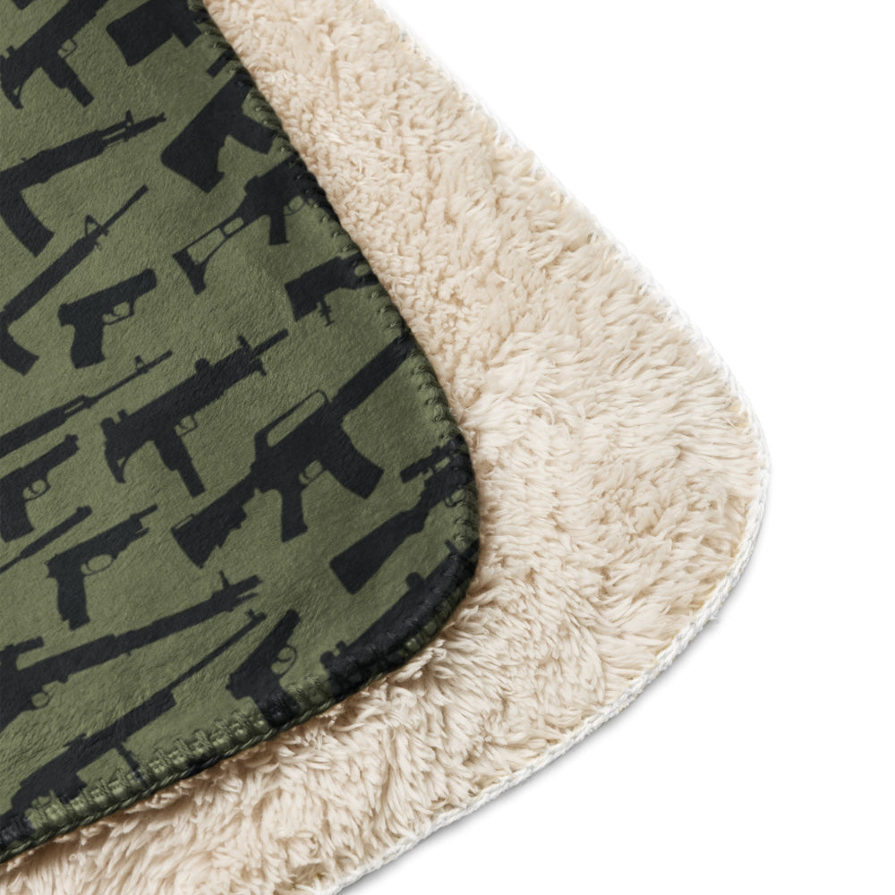 Gun CAMO Sherpa blanket - Blanket