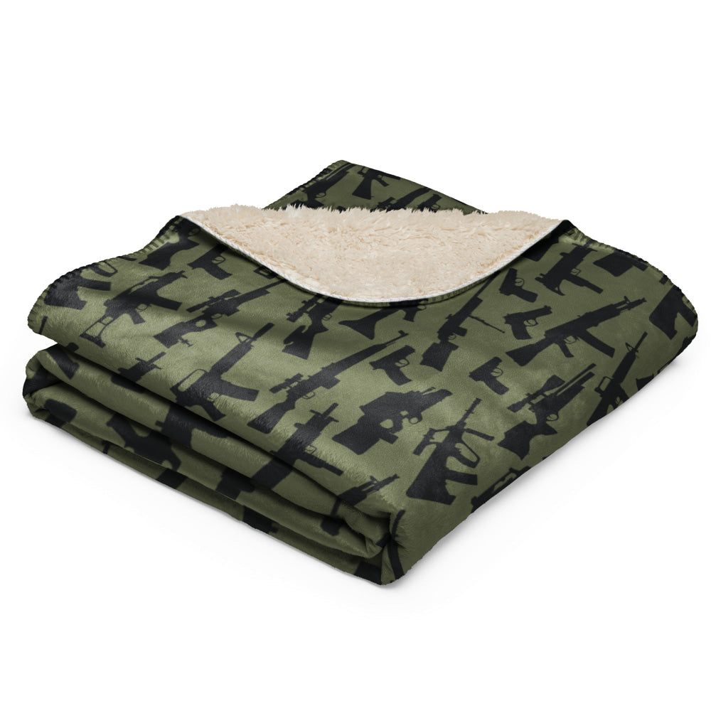 Gun CAMO Sherpa blanket - Blanket