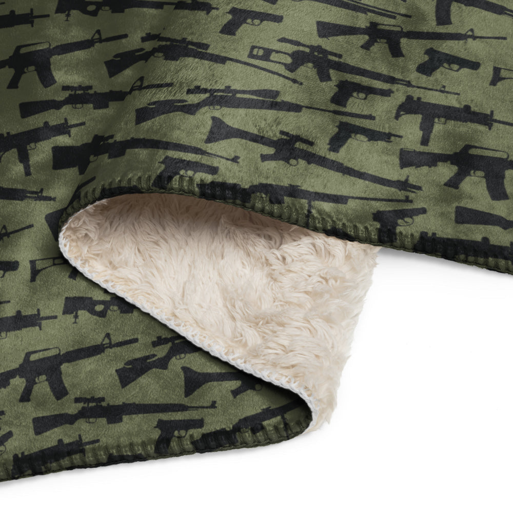 Gun CAMO Sherpa blanket - Blanket