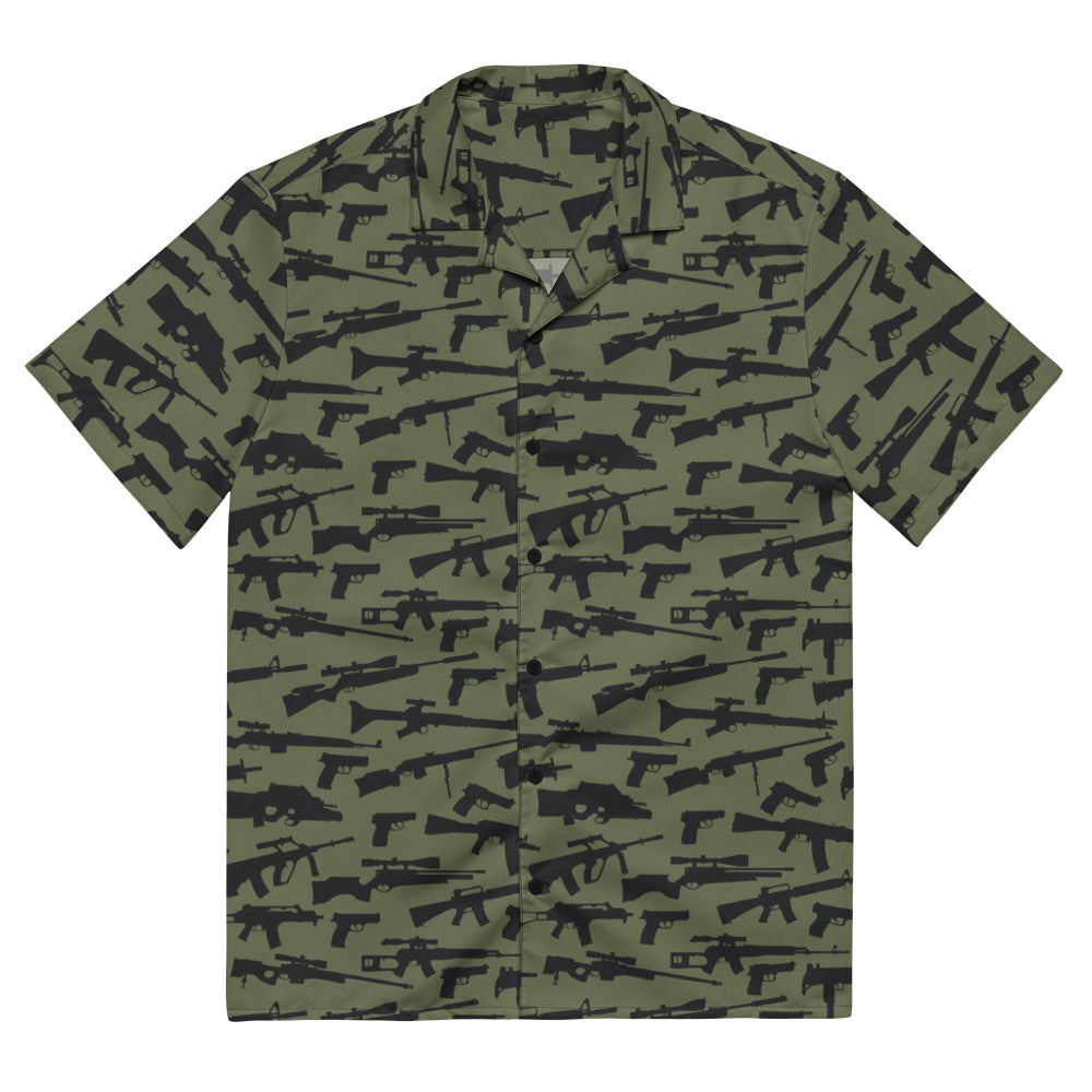 Gun CAMO Unisex button shirt - 2XS - Button Shirt