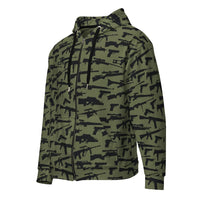 Gun CAMO Unisex zip hoodie - 2XS