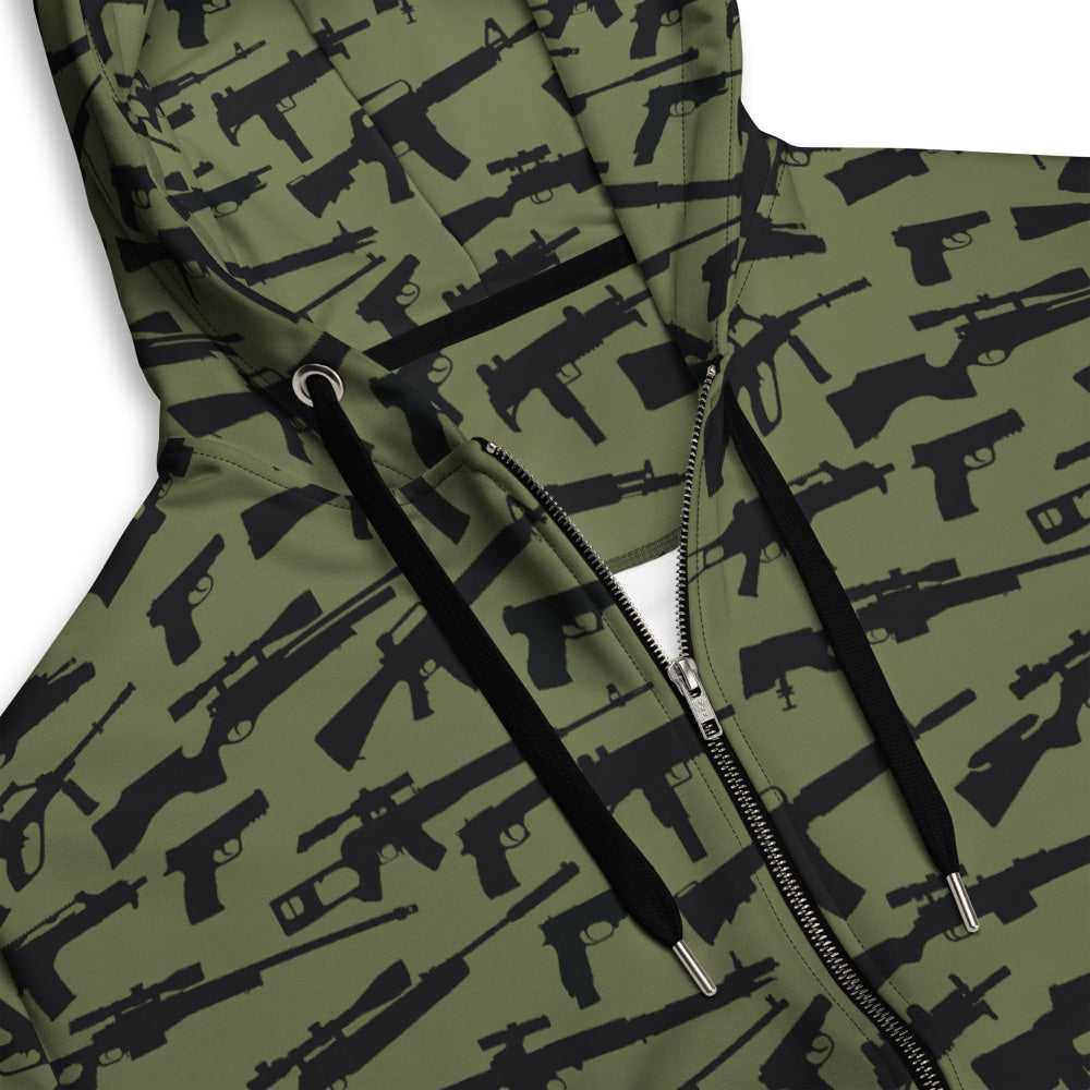 Gun CAMO Unisex zip hoodie - Zip Hoodie