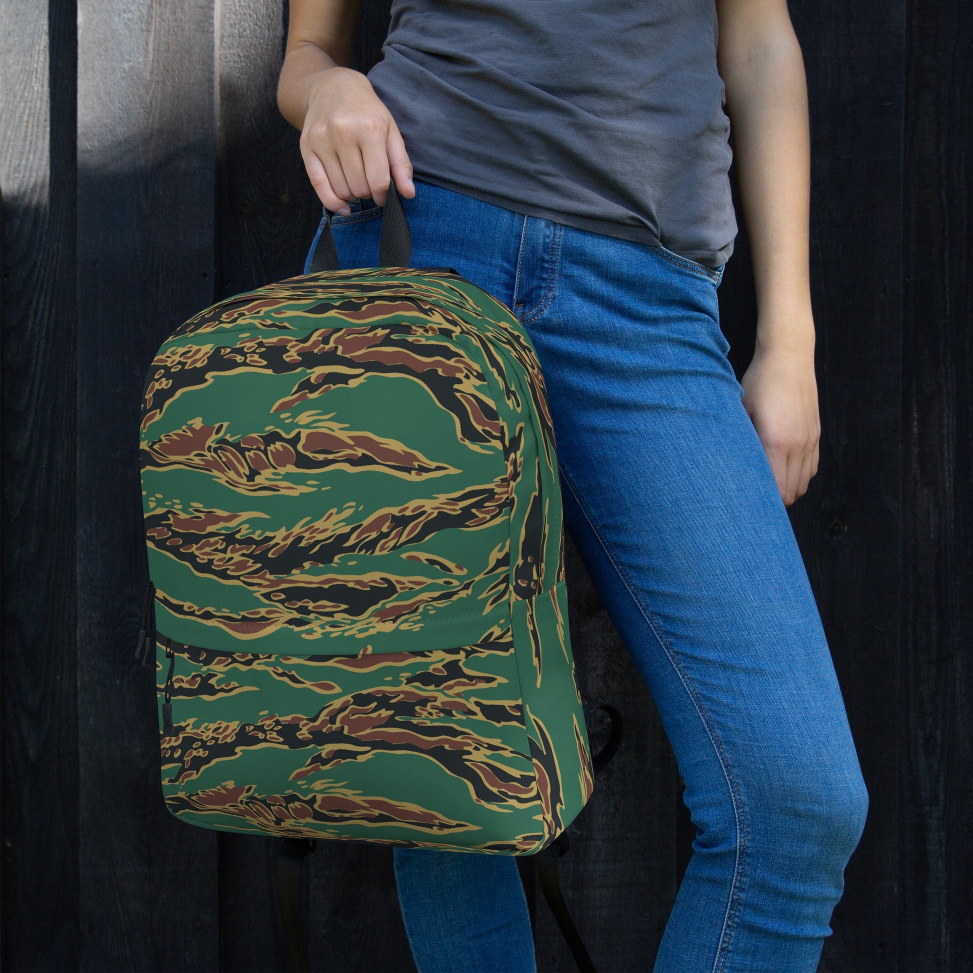 Guyanese Tiger Stripe CAMO Backpack - Backpacks