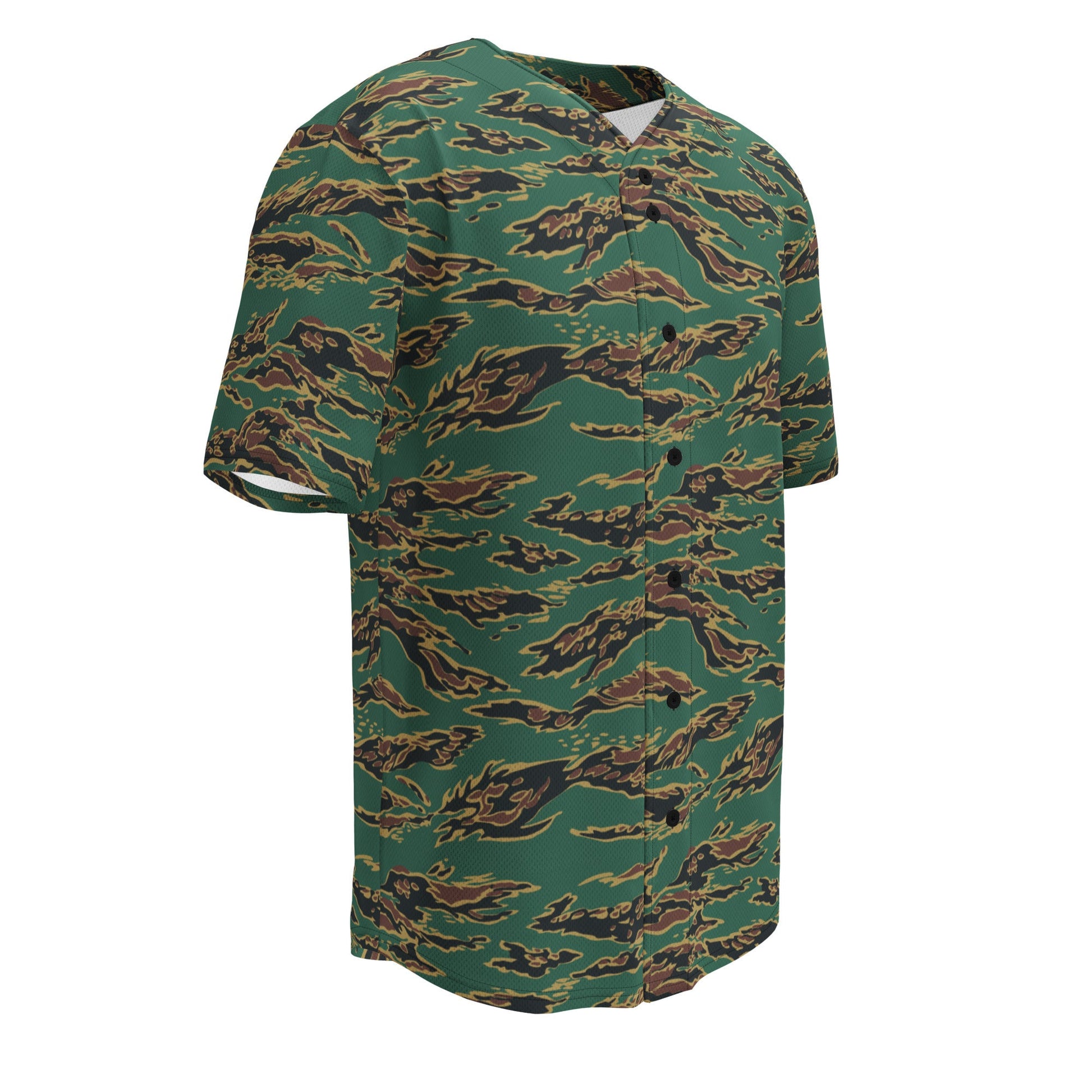 Guyanese Tiger Stripe CAMO baseball jersey - Baseball Jerseys