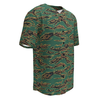 Guyanese Tiger Stripe CAMO baseball jersey - Baseball Jerseys