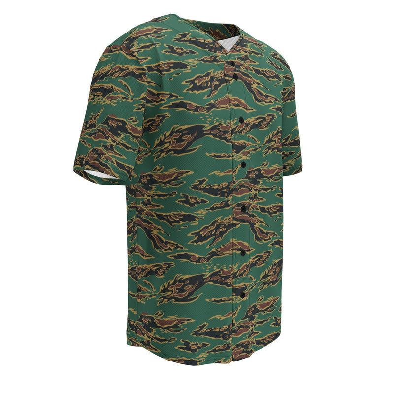 Tiger Stripe Guyana Jungle CAMO Unisex Baseball Jersey