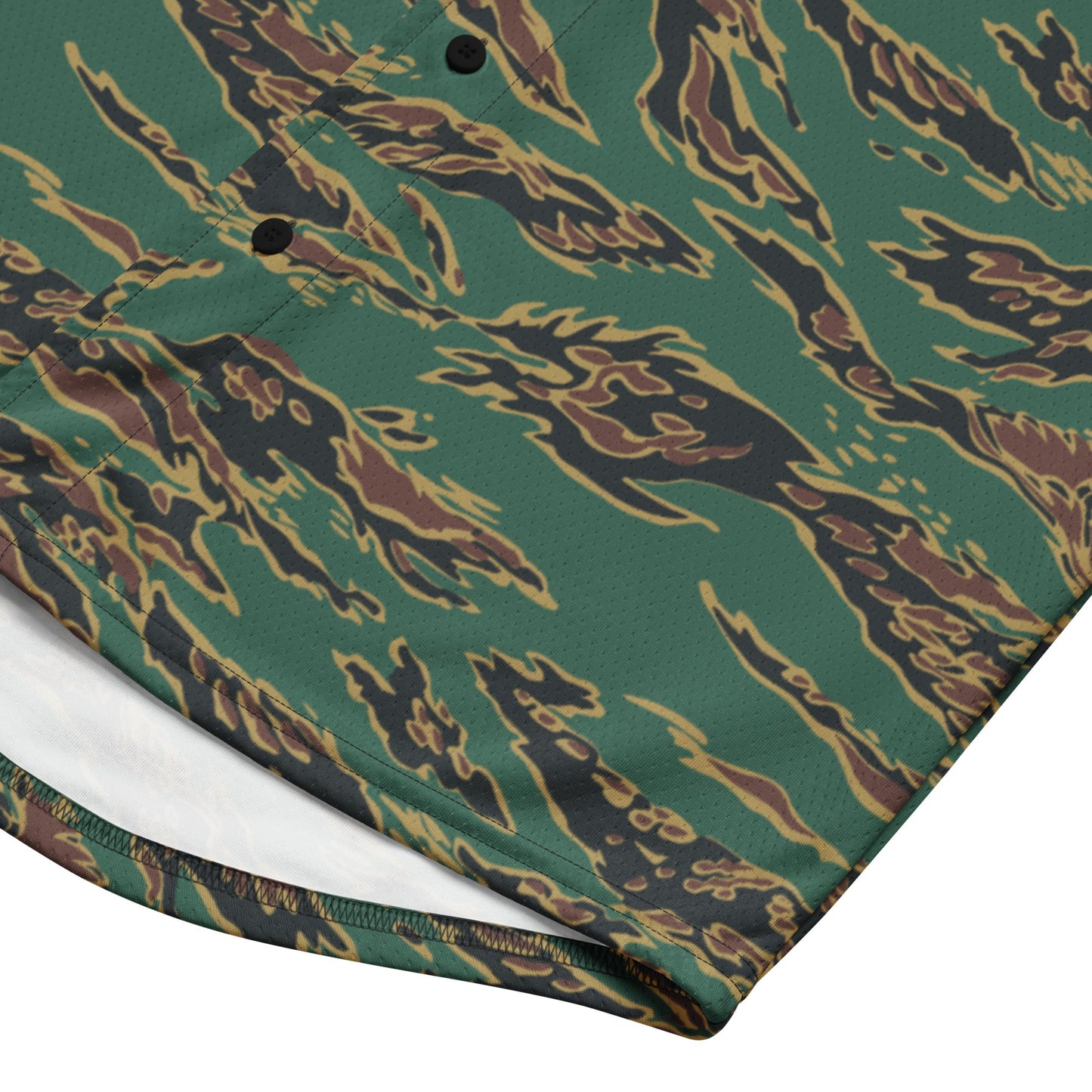 Guyanese Tiger Stripe CAMO baseball jersey - Baseball Jerseys