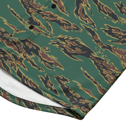 Guyanese Tiger Stripe CAMO baseball jersey - Baseball Jerseys