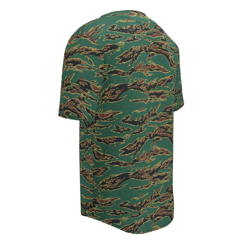 Tiger Stripe Guyana Jungle CAMO Unisex Baseball Jersey