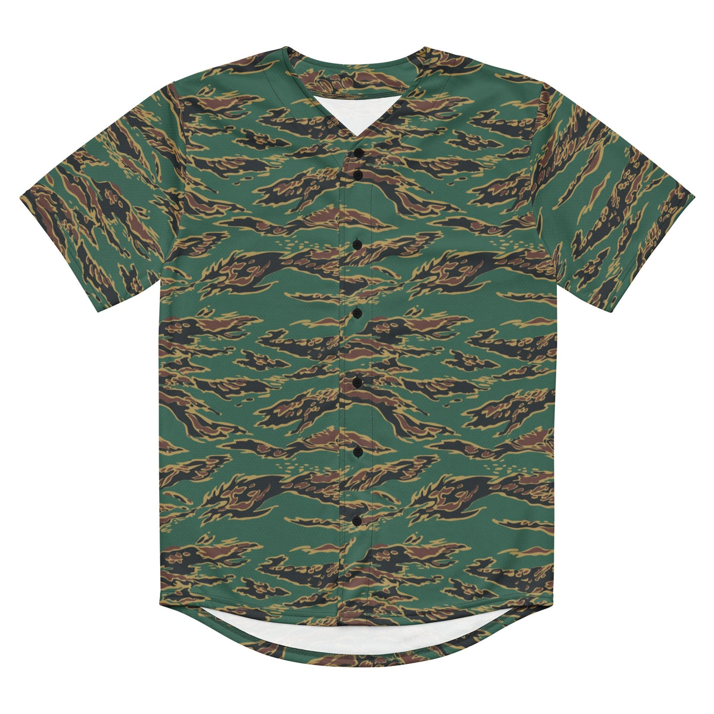 Guyanese Tiger Stripe CAMO baseball jersey - Baseball Jerseys