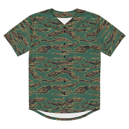 Guyanese Tiger Stripe CAMO baseball jersey - Baseball Jerseys