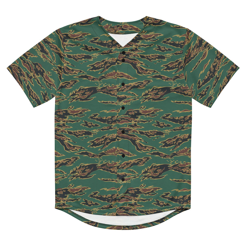 Tiger Stripe Guyana Jungle CAMO Unisex Baseball Jersey
