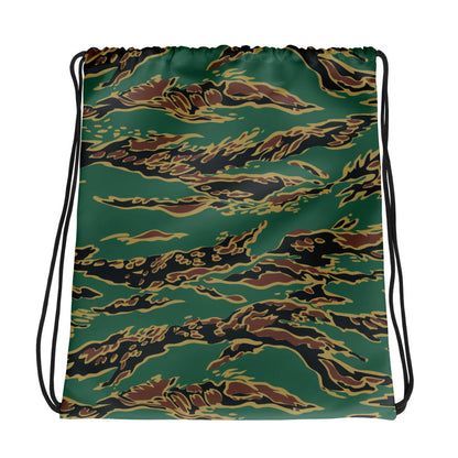 Guyanese Tiger Stripe CAMO Drawstring Bag - Bags