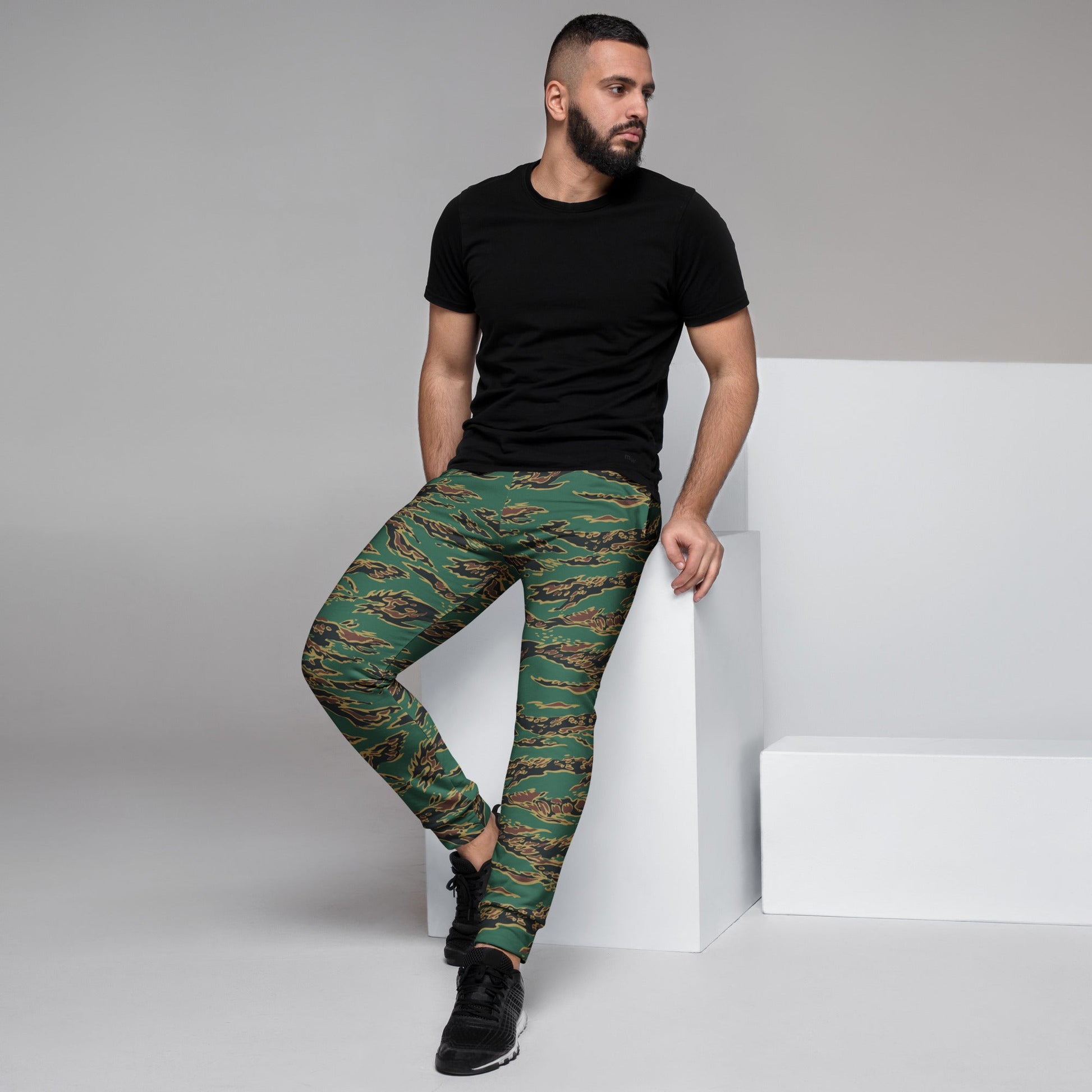 Guyanese Tiger Stripe CAMO Mens Joggers