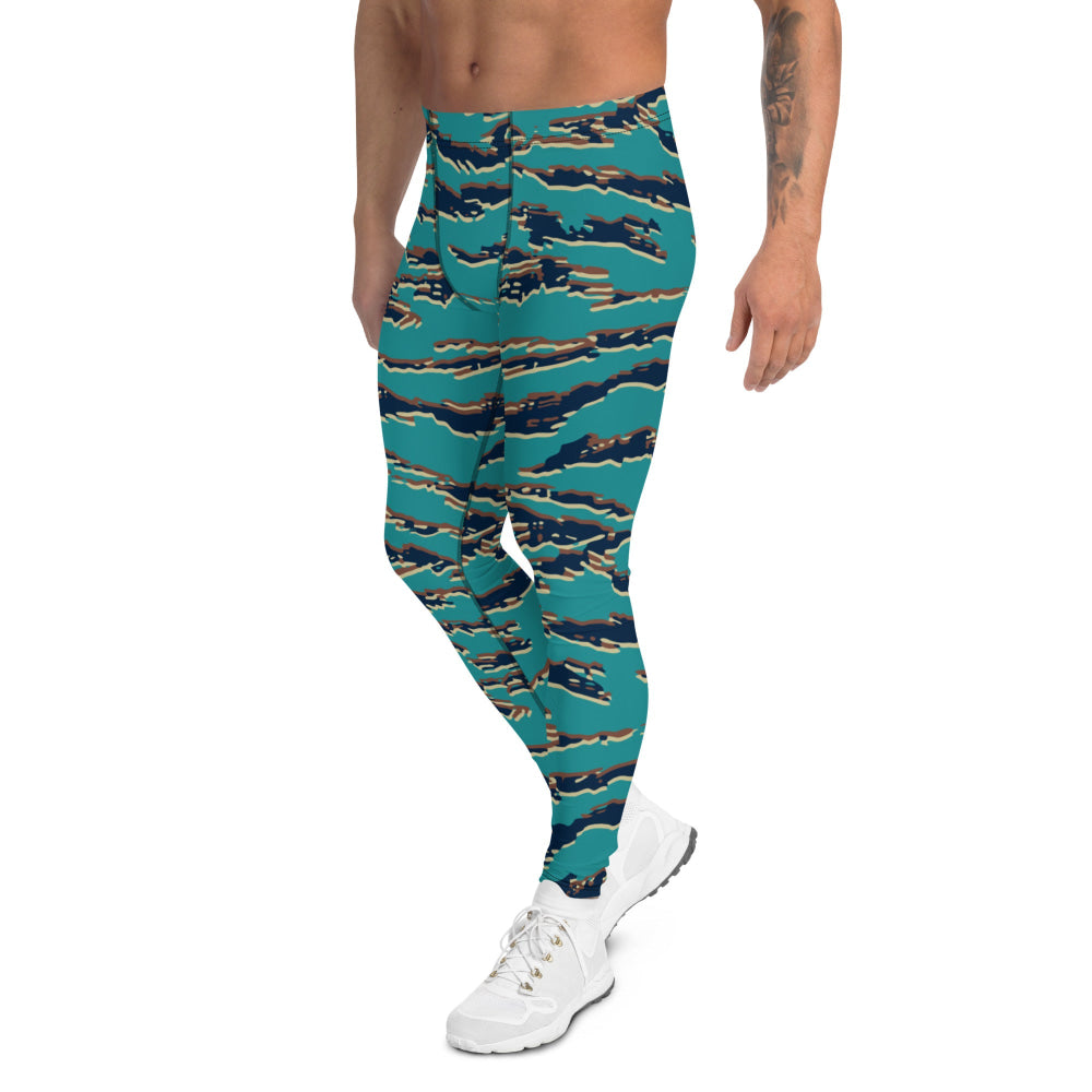 Guyanese Tiger Stripe CAMO Men’s Leggings - Mens