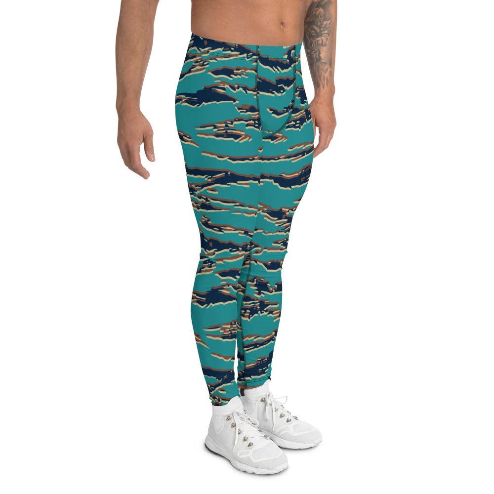 Guyanese Tiger Stripe CAMO Men’s Leggings - Mens