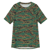 Tiger Stripe Guyana Jungle CAMO Mens Short-Sleeve Rash Guard - 2XS