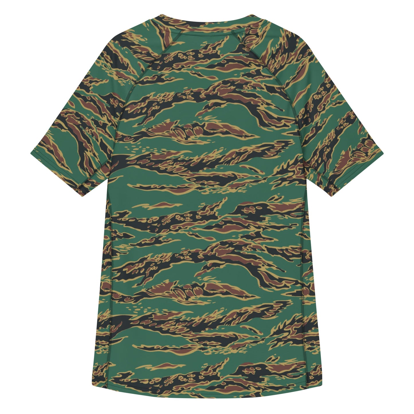 Guyanese Tiger Stripe CAMO Mens Short-Sleeve Rash Guard - Short-sleeve Guards
