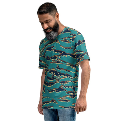 Guyanese Tiger Stripe CAMO Men’s t-shirt - Mens T-Shirt