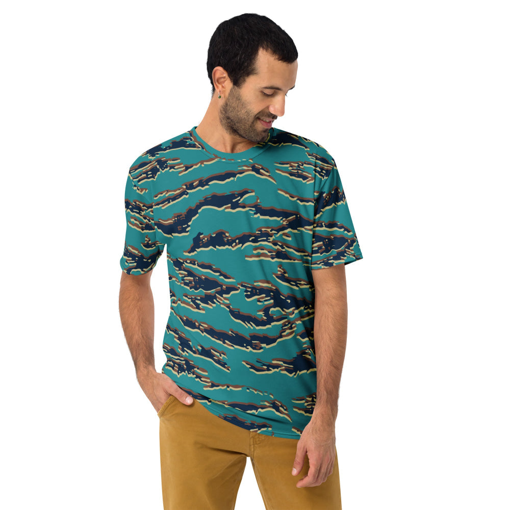 Guyanese Tiger Stripe CAMO Men’s t-shirt - Mens T-Shirt