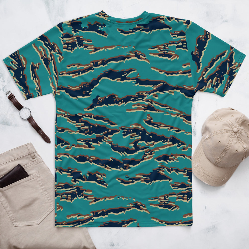 Guyanese Tiger Stripe CAMO Men’s t-shirt - Mens T-Shirt