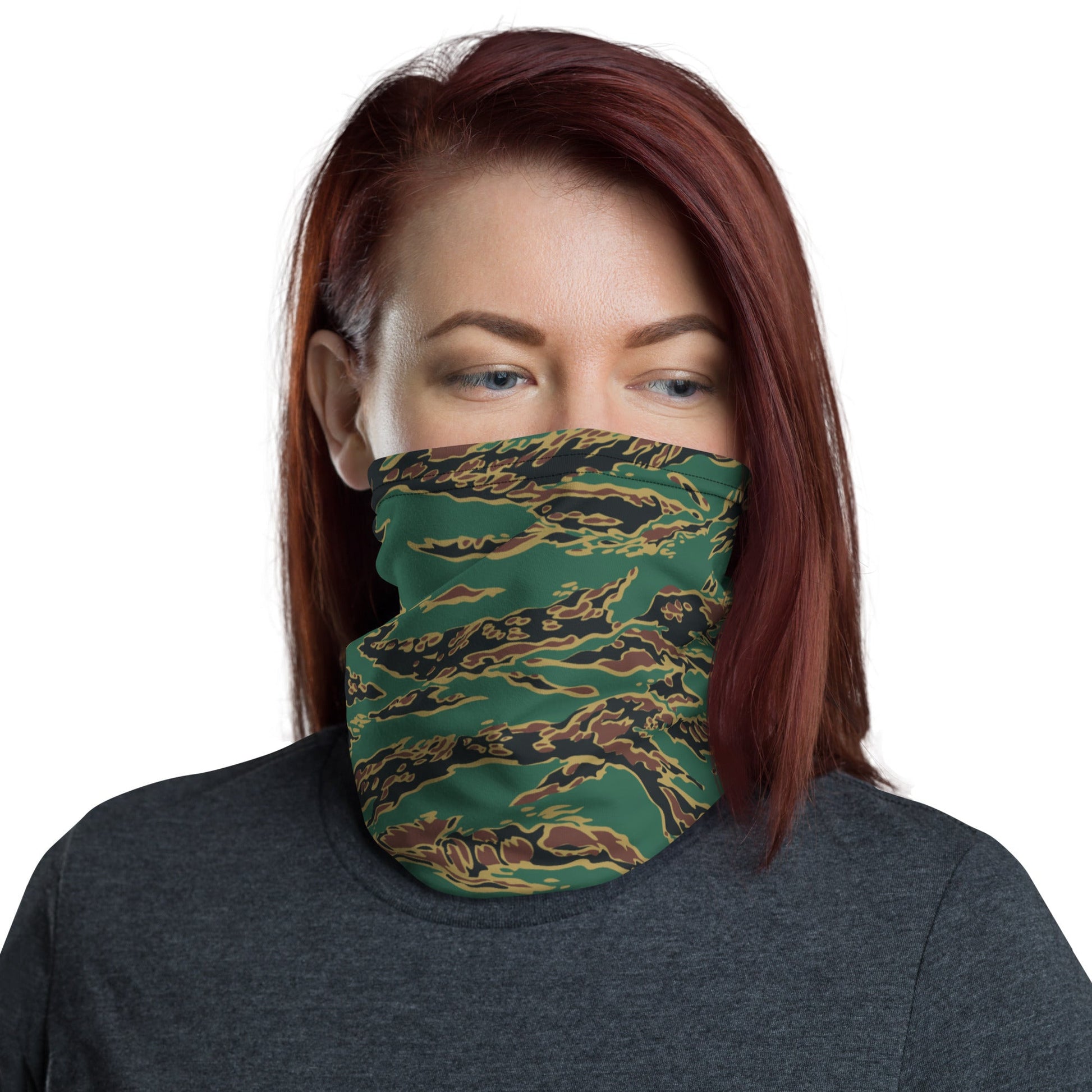 Guyanese Tiger Stripe CAMO Neck Gaiter Gaiters