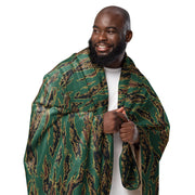 Tiger Stripe Guyana Jungle CAMO Sherpa Blanket