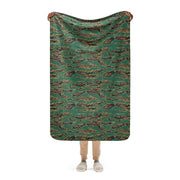 Tiger Stripe Guyana Jungle CAMO Sherpa Blanket - 37″×57″