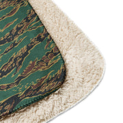 Tiger Stripe Guyana Jungle CAMO Sherpa Blanket
